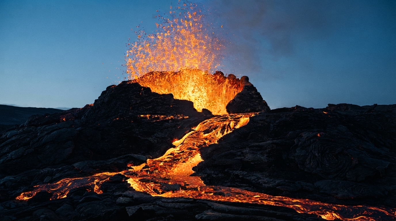 Editorial illustration for Understanding Volcanic Activity: Plate Tectonics, Eruption Styles, and Hazard Monitoring